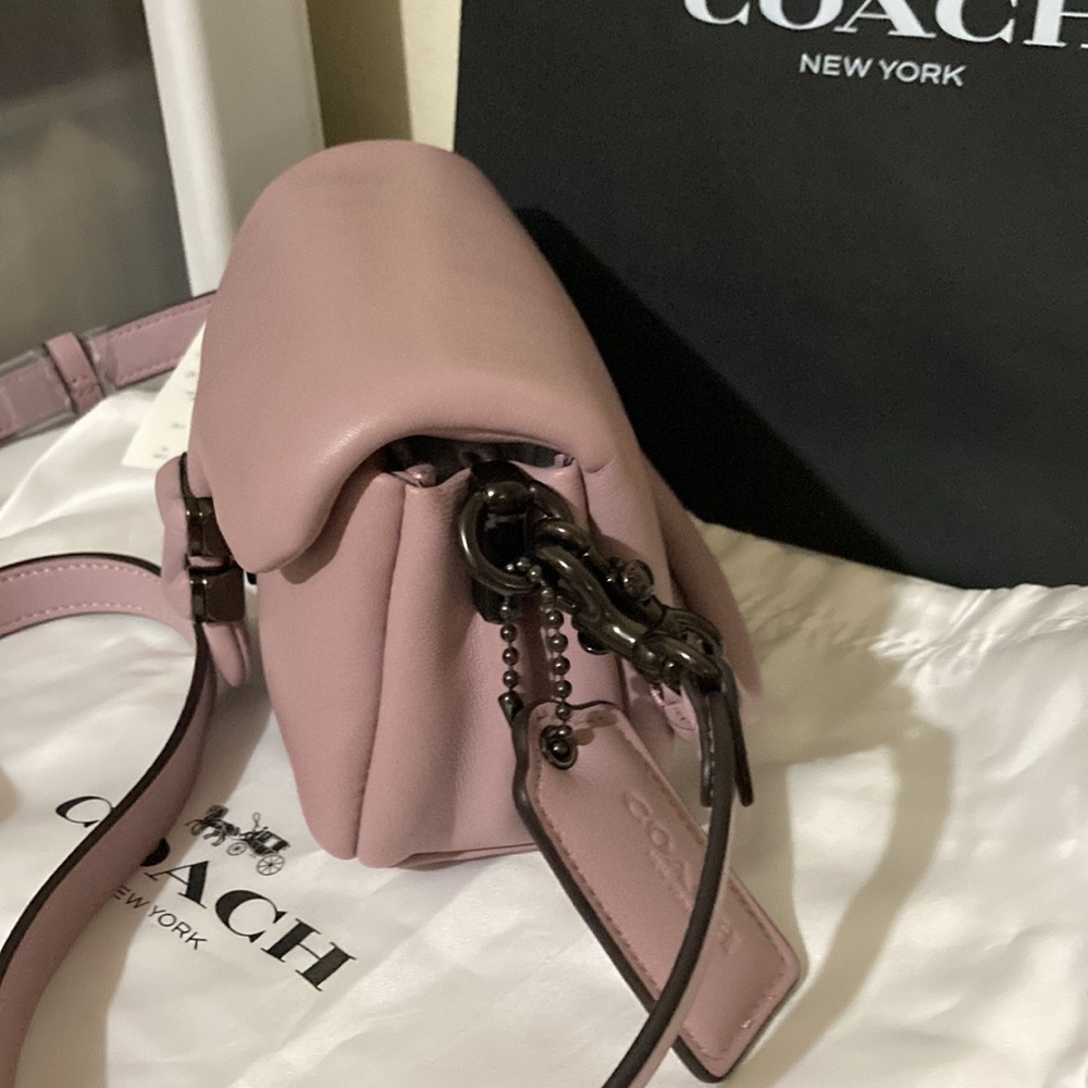 Coach Tabby 18 Iced Purple Pillow Leather shoulder bag - Picture 3 of 16